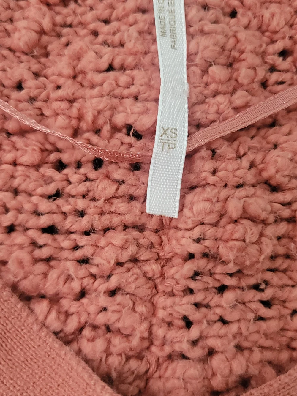 Free People V-Neck Textured Sweater - Coral/rust Color